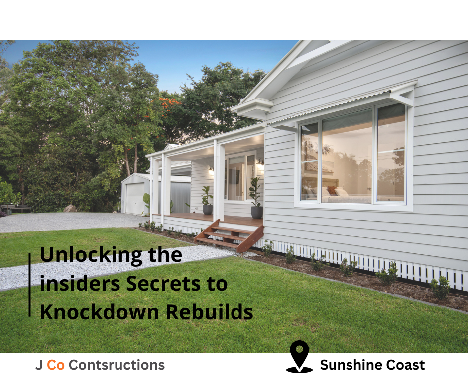 Unlocking the insiders Secrets to Knockdown Rebuilds